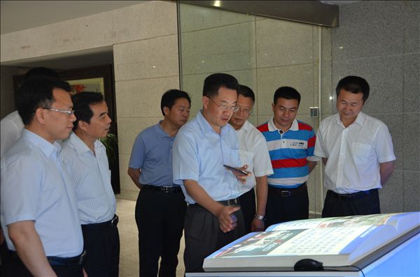 泸州市长刘强一行调研米兰网址智能