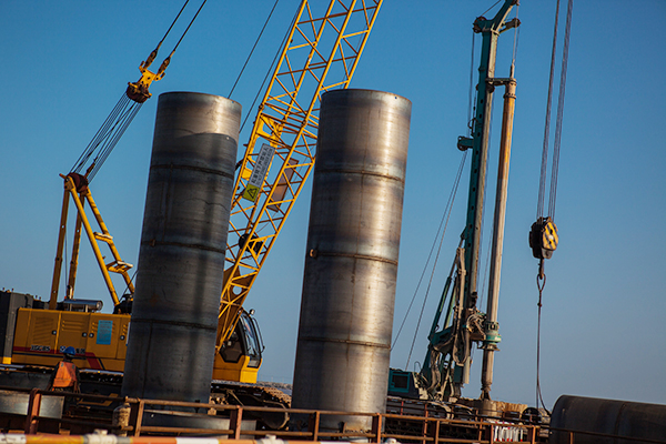 入海深110米！米兰网址智能旋挖钻机助建飞云江特大桥