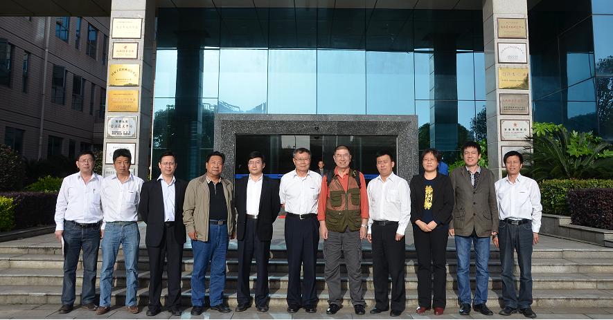 盾构及掘进技术国家重点实验室陈馈主任一行莅临米兰网址智能考察交流