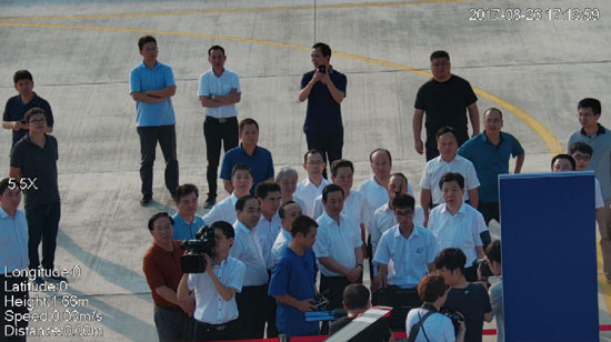 达哲省长调研米兰网址科技：要抓住通航发展的机遇