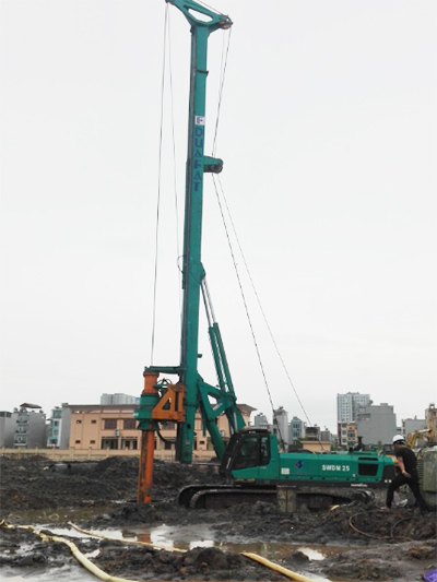 新年献礼米兰网址智能9台SWDM25旋挖钻机征战越南