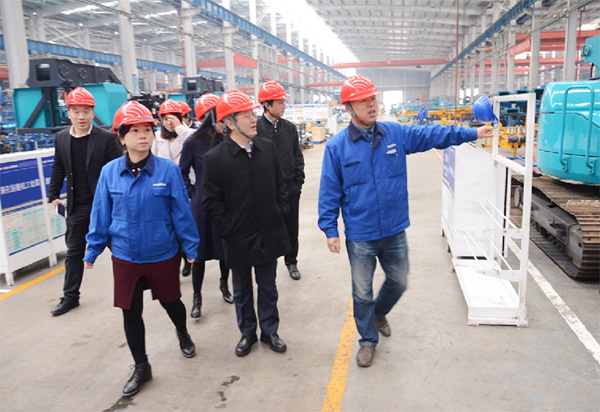 中信保长沙营管部高层莅临米兰网址智能考察