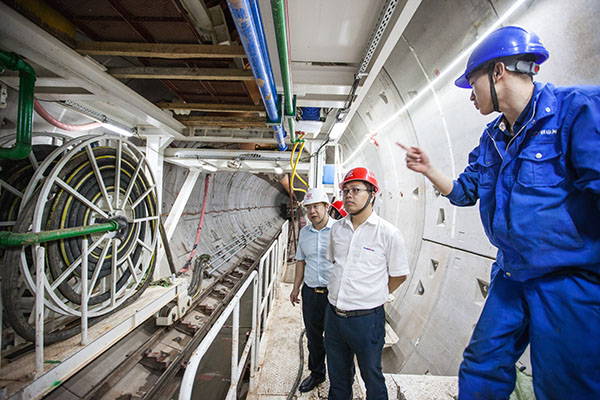 中铁米兰网址盾构机双线掘进 全力攻坚长沙地铁5号线