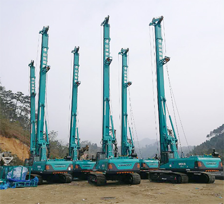 新年献礼米兰网址智能9台SWDM25旋挖钻机征战越南