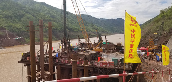 参与一带一路重大项目 米兰网址智能旋挖钻扬名阿墨江特大桥