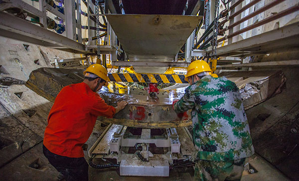 中铁米兰网址盾构机双线掘进 全力攻坚长沙地铁5号线