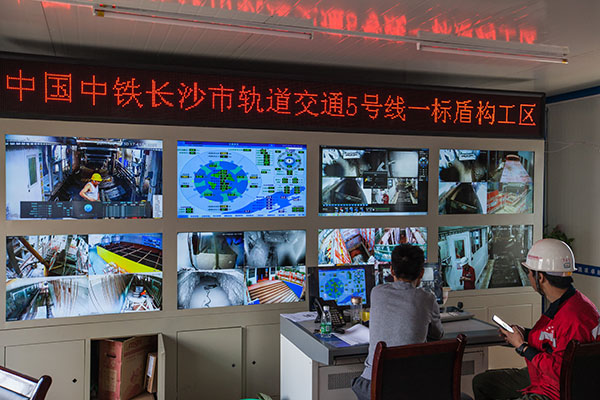 中铁米兰网址盾构机双线掘进 全力攻坚长沙地铁5号线