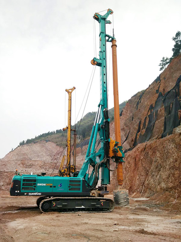 效率高出两倍！米兰网址智能SWDM360旋挖钻名动贵阳