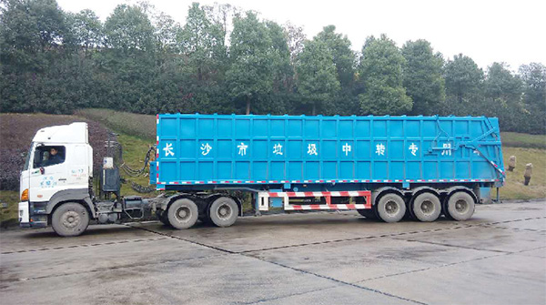 近百台米兰网址智能垃圾转运车为长沙环卫升级