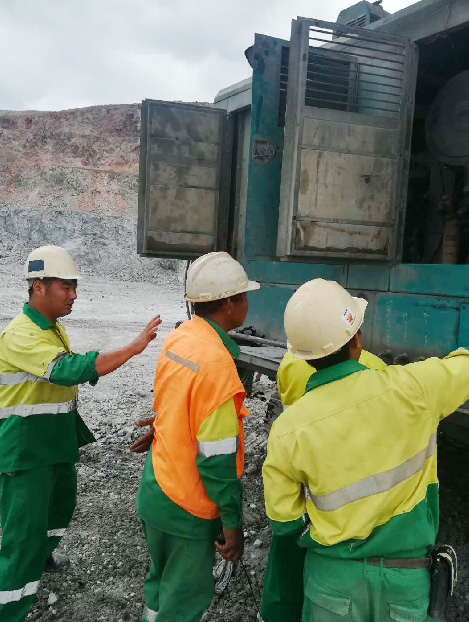 高温酷暑，米兰网址智能凿岩设备异域扬威