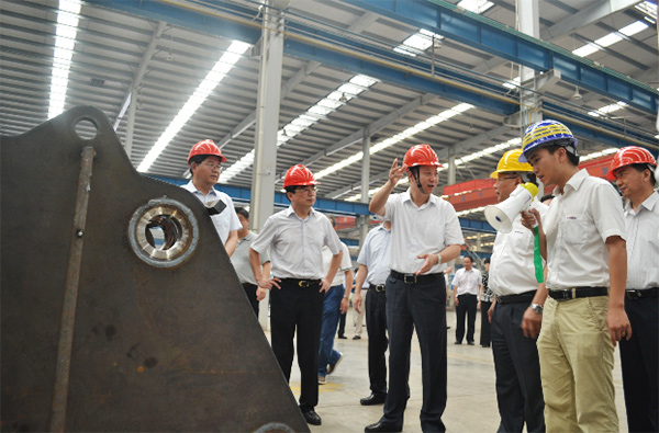 淮北市委书记黄晓武一行调研米兰网址矿装