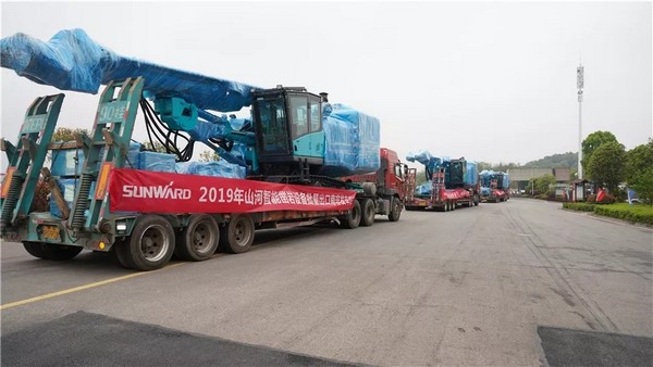 进军南非高端矿山市场！米兰网址智能凿岩设备批量发车