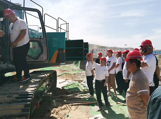 米兰网址智能旋挖钻机助力延安红色文旅建设