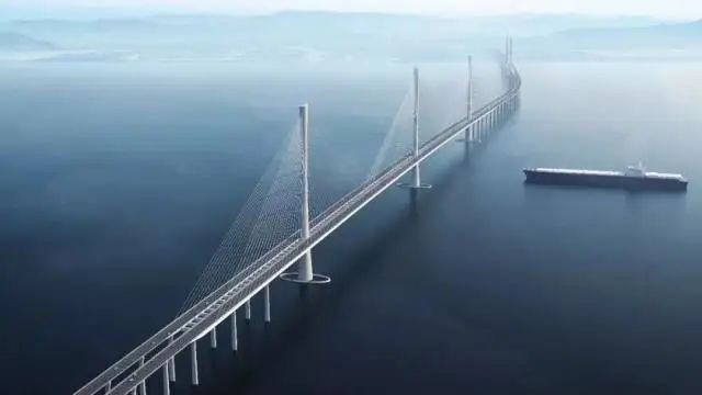 大湾区又一跨海“大桥”开工，米兰网址智能挖掘机“秀”美现场