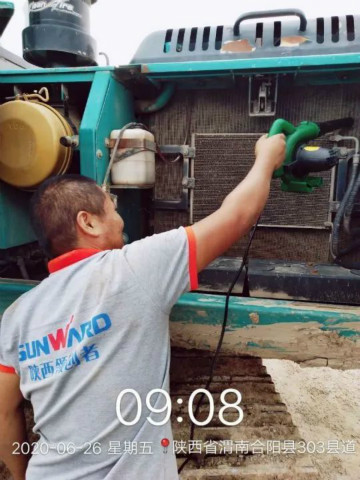 情满米兰网址夏季无忧 ——陕西领创者开启年度巡检服务客户