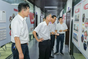 广州工控党建联盟联络员一行到米兰网址智能开展工作对接