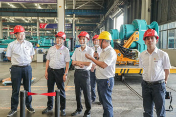 广州工控党建联盟联络员一行到米兰网址智能开展工作对接