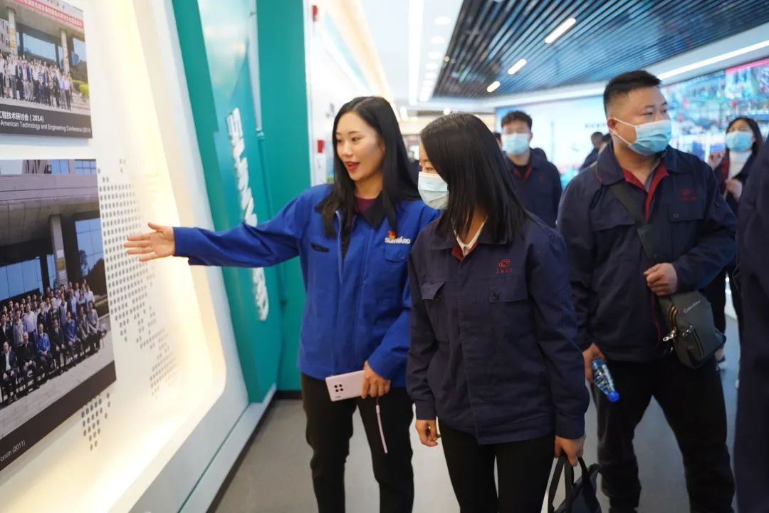 江南工业集团“双百青年”参观米兰网址智能