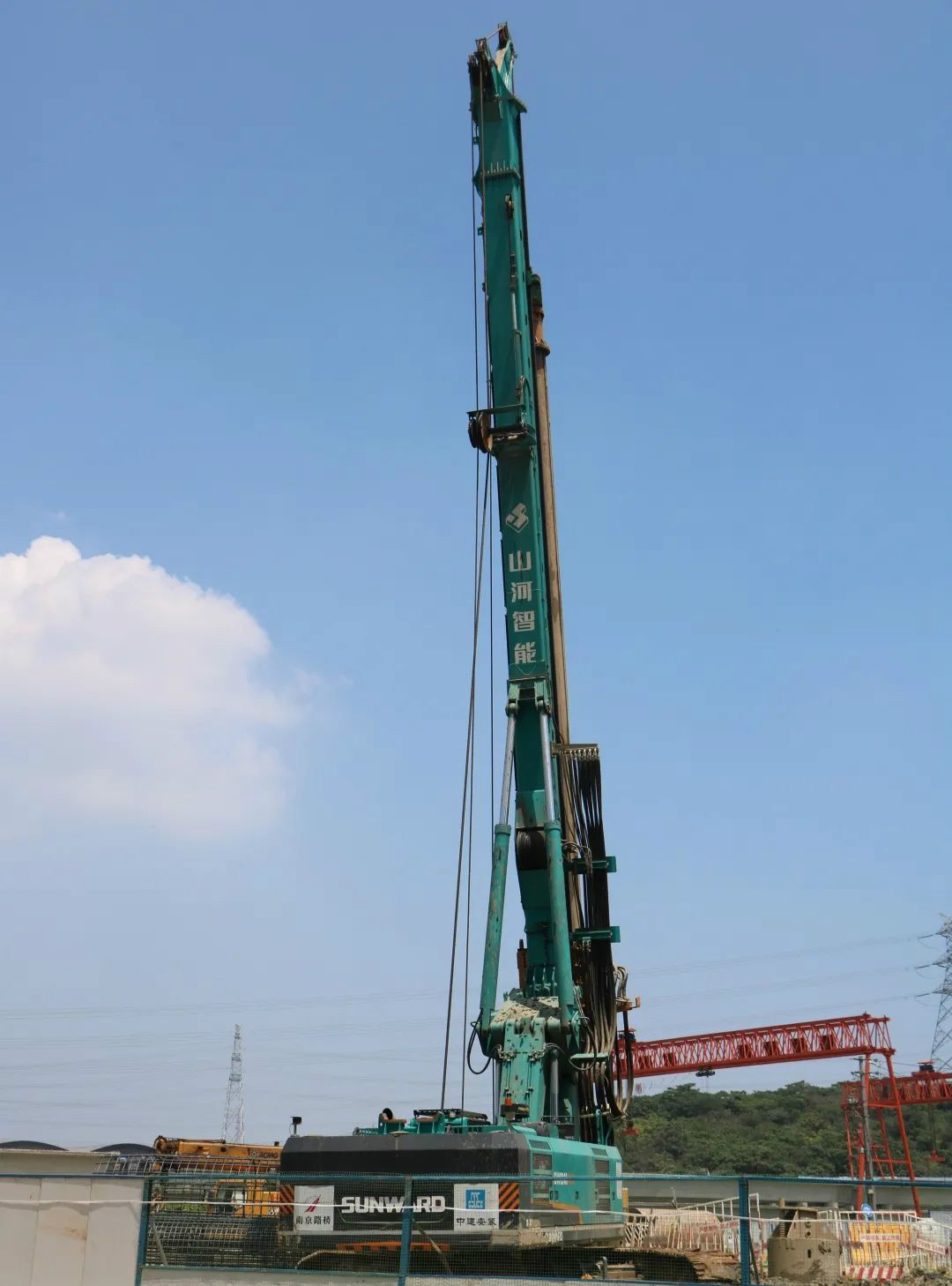 强悍表现赢青睐！米兰网址智能360H旋挖钻助力南京312国道改扩建