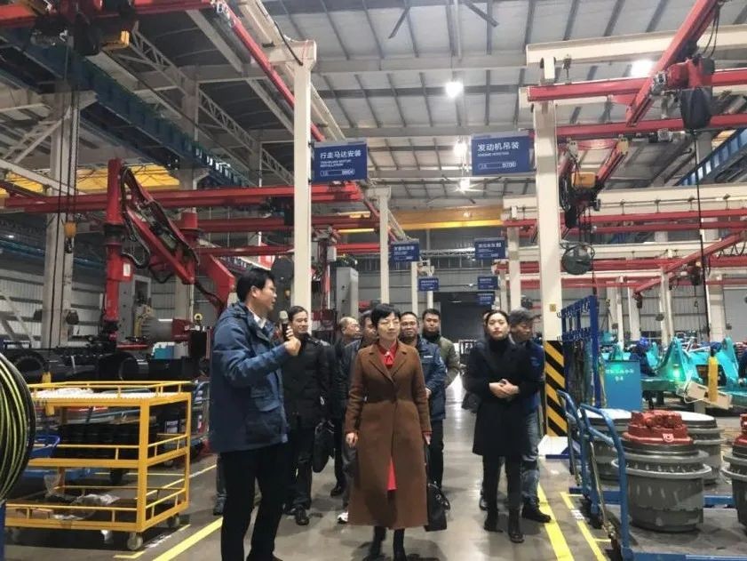 省工信厅副厅长彭涛一行调研米兰网址智能