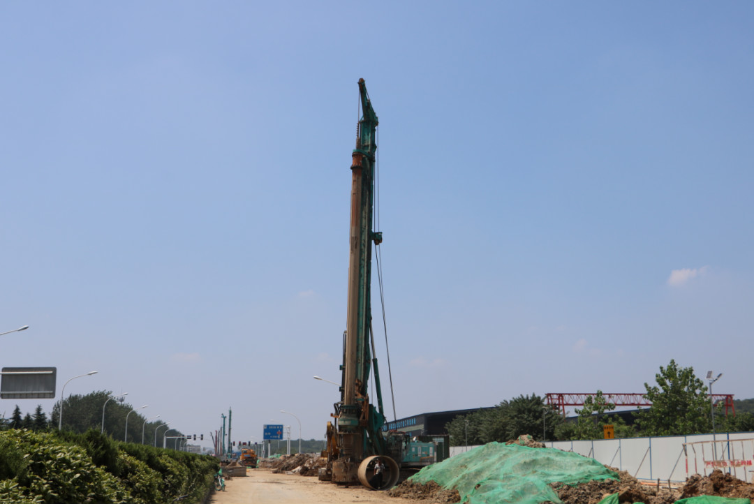 强悍表现赢青睐！米兰网址智能360H旋挖钻助力南京312国道改扩建