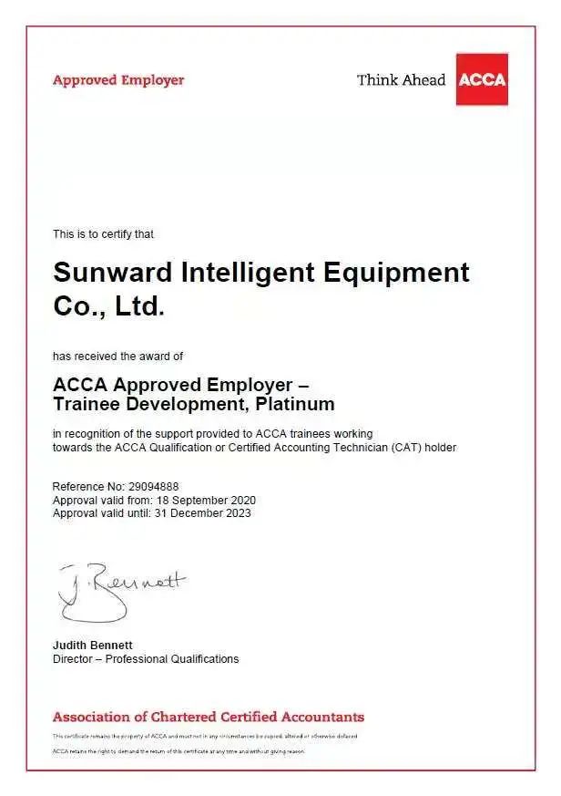 祝贺！米兰网址智能成为ACCA认可雇主