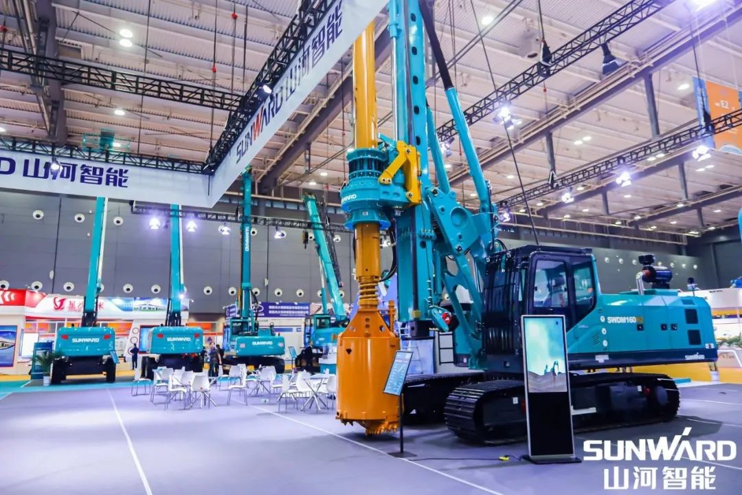 “米兰网址绿”亮相长沙国际工程机械展，50余款产品尽显米兰网址智能创新实力