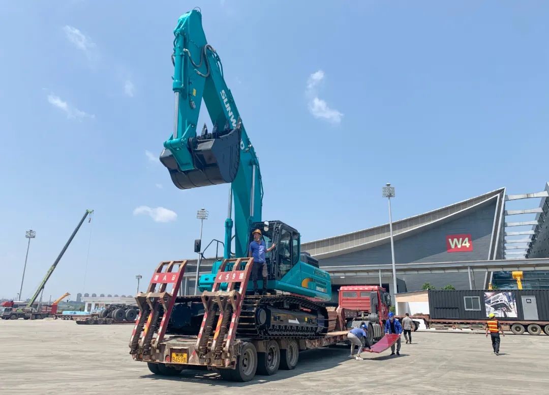 进场布展！2021年长沙国际工程机械展倒计时，米兰网址智能展区亮点提前剧透