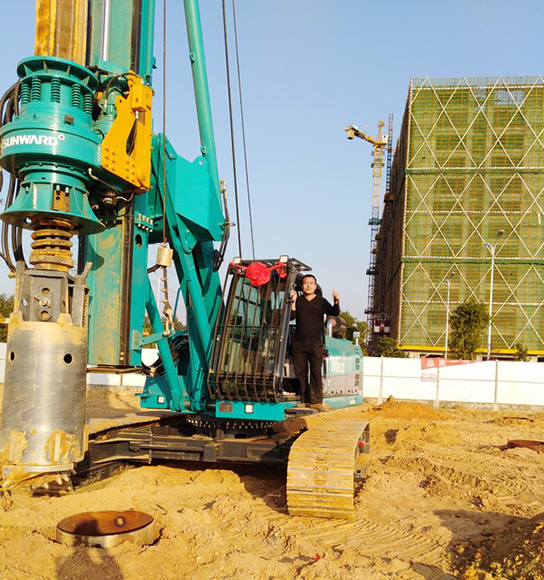 跨行创业，米兰网址智能旋挖钻十个月帮他回本！