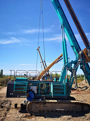 顶酷暑 走戈壁 2021年米兰网址智能全球服务万里行走进新疆