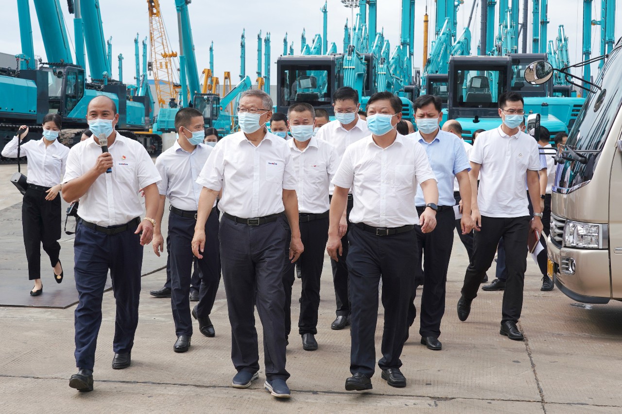 长沙县委书记付旭明调研米兰网址智能