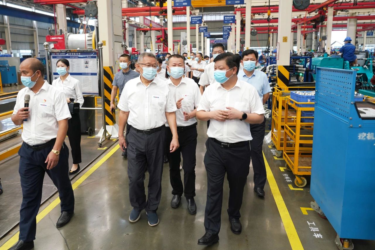 长沙县委书记付旭明调研米兰网址智能