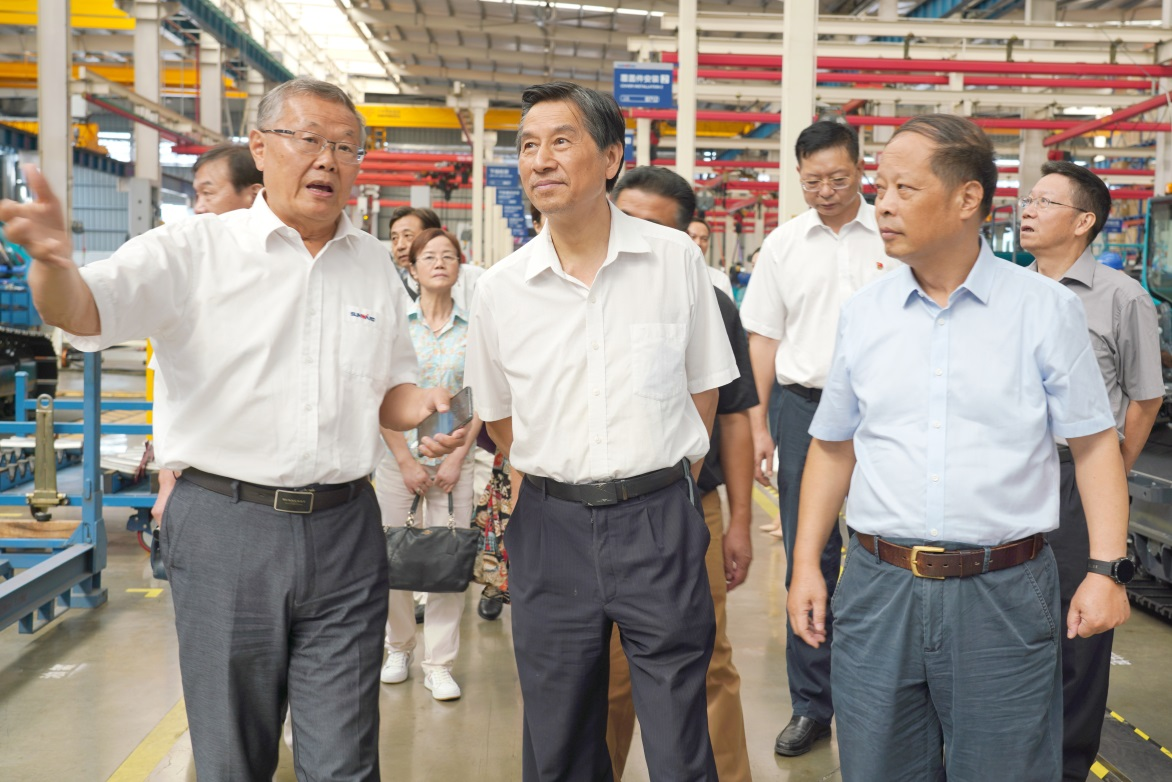 湖南省老科学技术工作者一行到访米兰网址智能