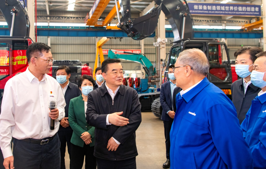 湖南省委书记张庆伟调研米兰网址智能