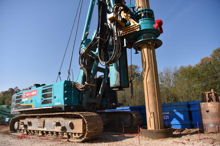 首根桩基开钻！米兰网址智能助力新建沪渝蓉高速铁路建设