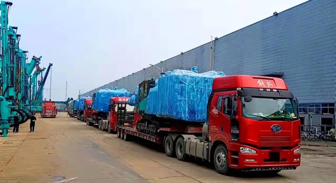 开门红!米兰网址智能凿岩设备实现新年首单发货