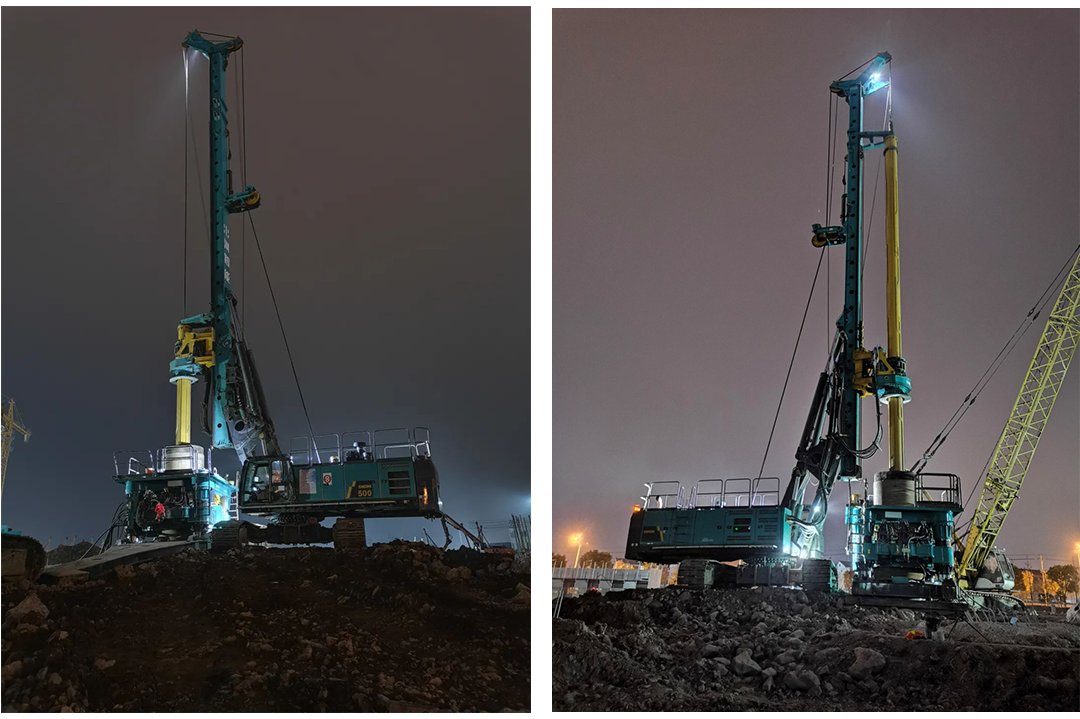 利器出击!米兰网址智能SWRC260全回转全套管钻机成功完成首钻
