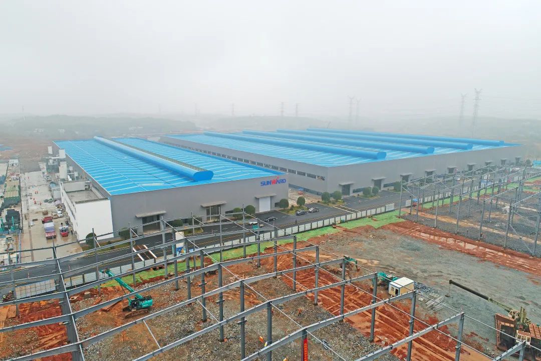 加大项目推进力度!米兰网址工业城三期工程项目火热复工