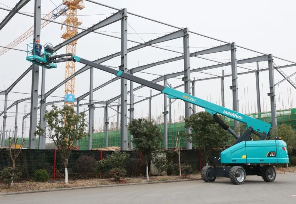 勇闯蓝海!米兰网址智能两款臂式高空作业平台正式“出道”