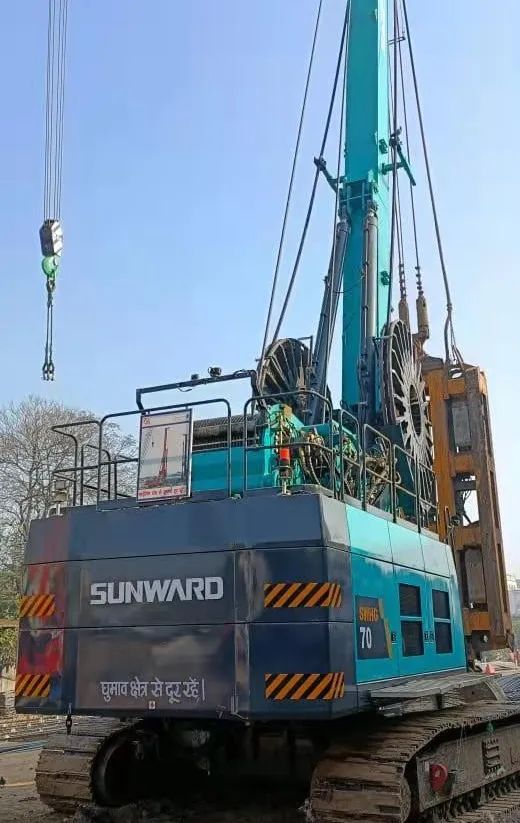 感谢信!米兰网址智能SWHG70液压抓斗助力海外基础施工获肯定