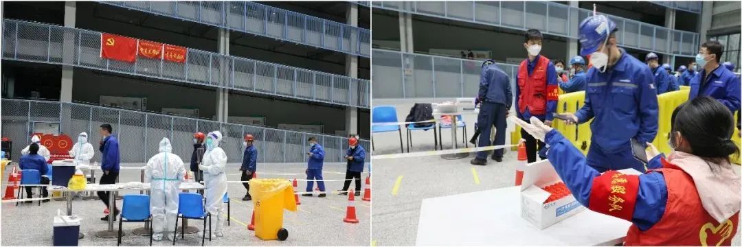 抗疫先锋在行动！米兰网址智能志愿者助力核酸采样