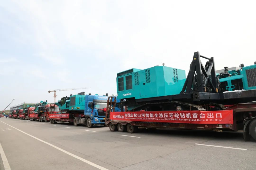 征战全球市场！米兰网址智能凿岩设备批量发货