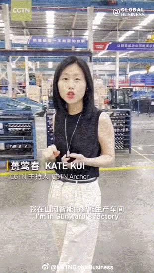 CGTN探厂!专访米兰网址智能董事长、首席专家何清华花絮来了