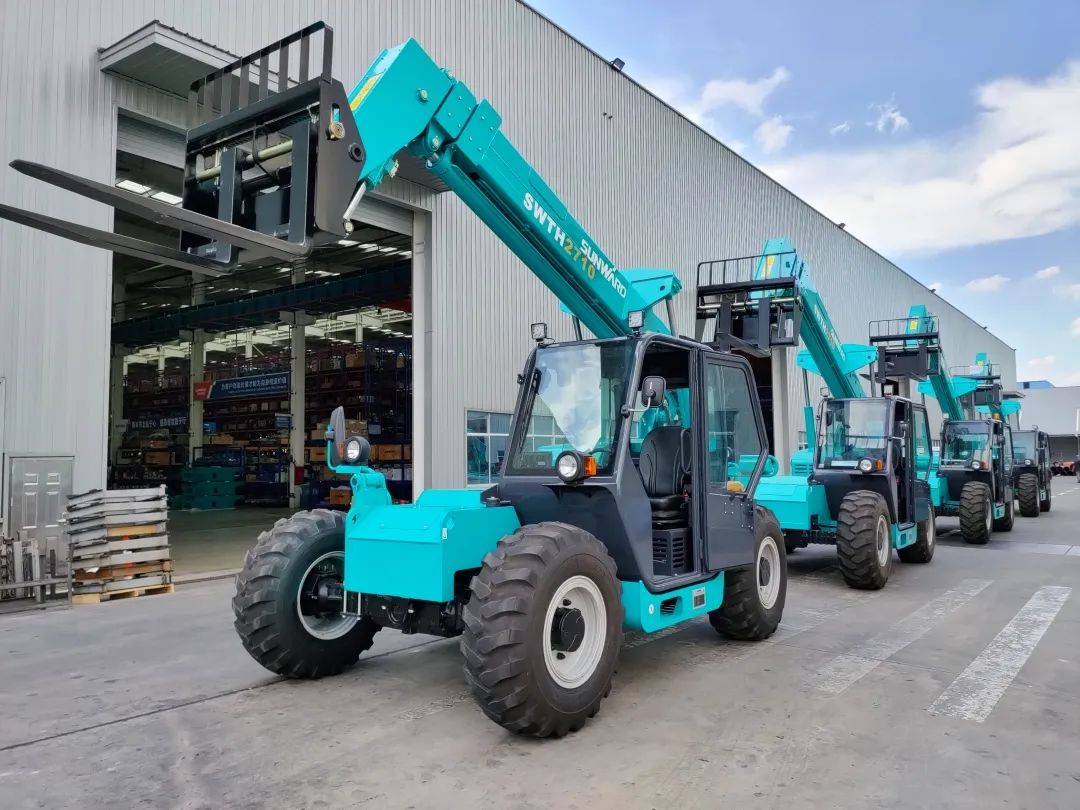 单笔采购金额千万元！米兰网址智能伸缩臂叉装车批量出口