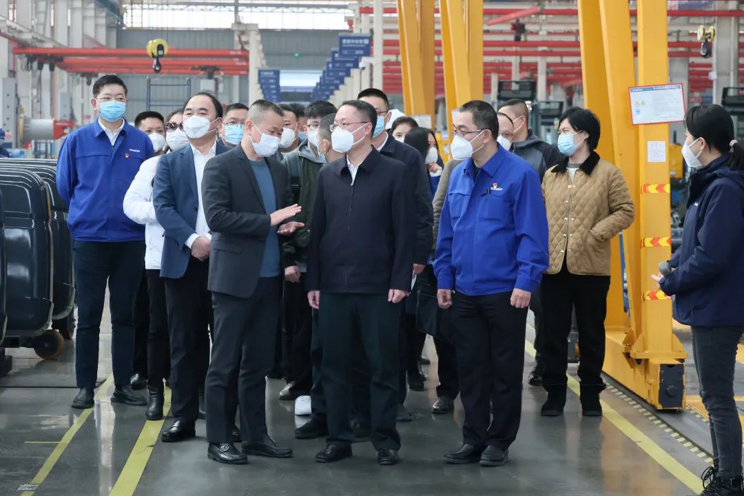 彭涛副市长督导米兰网址智能安全生产工作、开展新春慰问