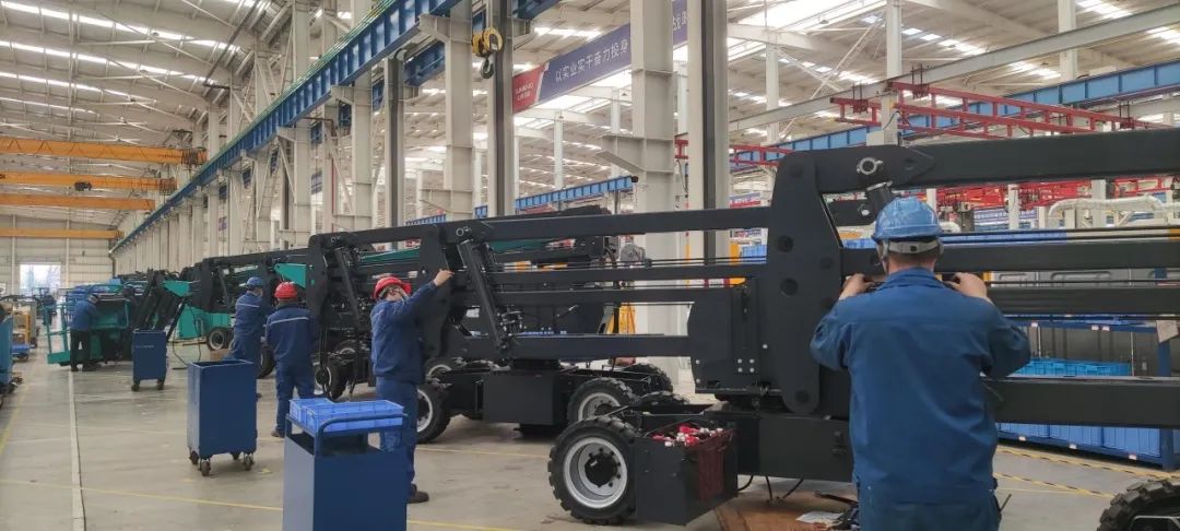 吹响复工“冲锋号”，全力冲刺“开门红”！米兰网址智能高空机械复工复产进行时