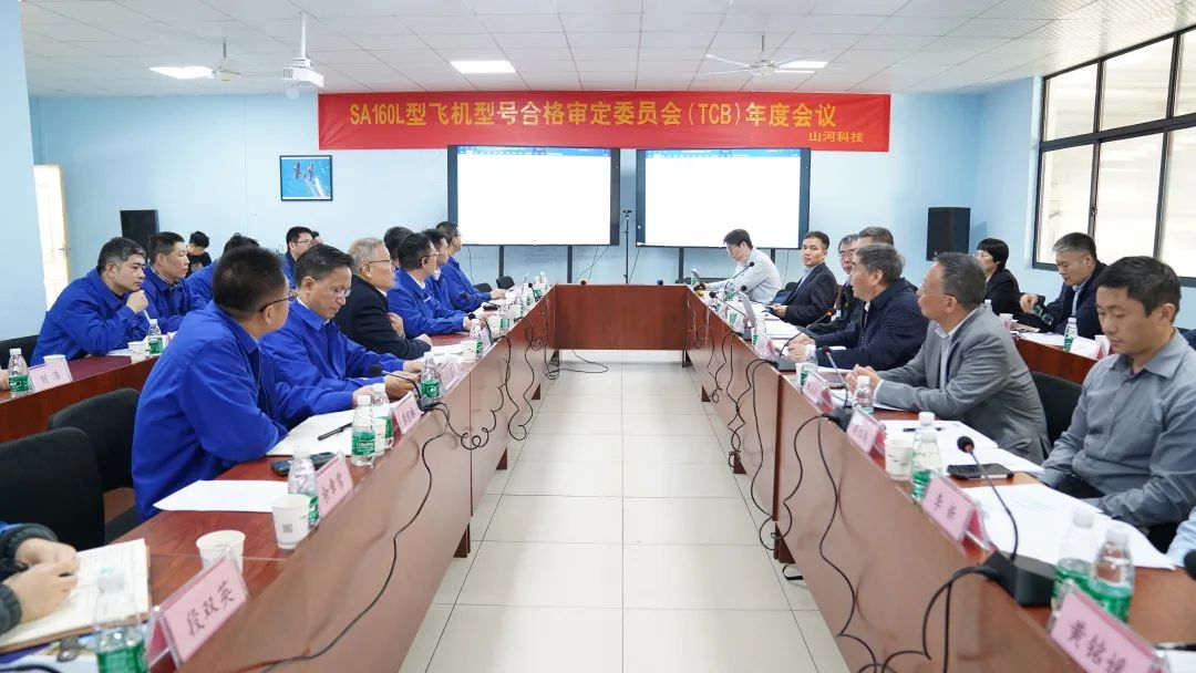 米兰网址科技SA160L型五座飞机型号合格审定委员会（TCB）年度会议圆满召开