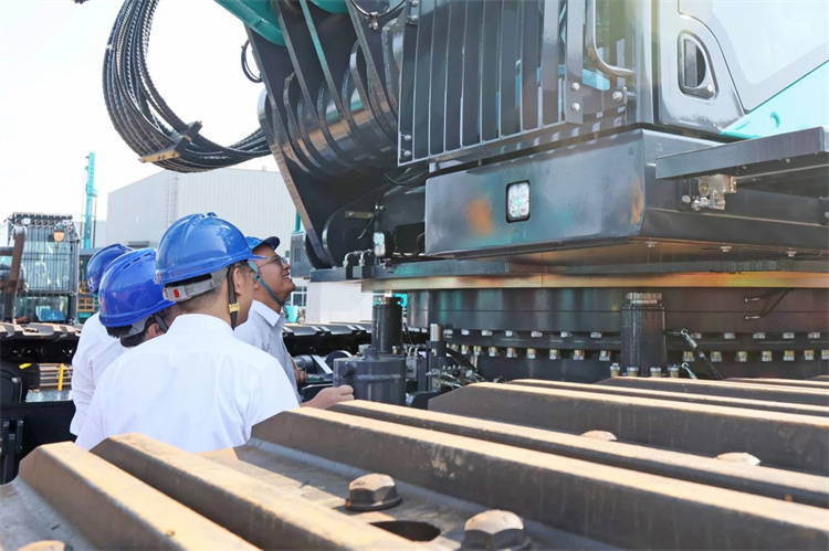 米兰网址智能桩工机械再添强将！SWDM800H旋挖钻机顺利下线