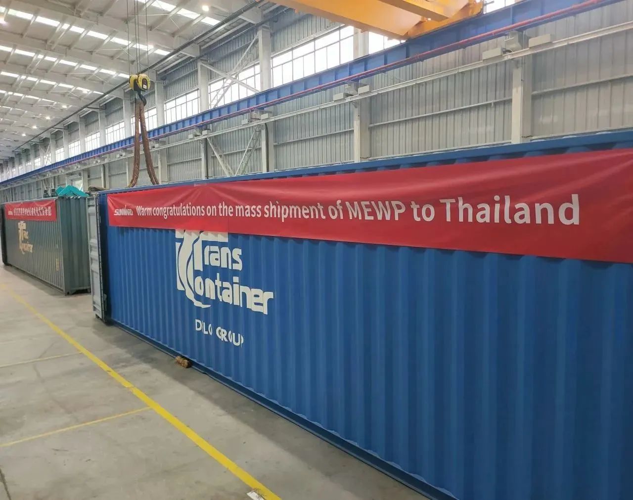 海外销售同比增长超200%！米兰网址智能高空机械阔步“出海”