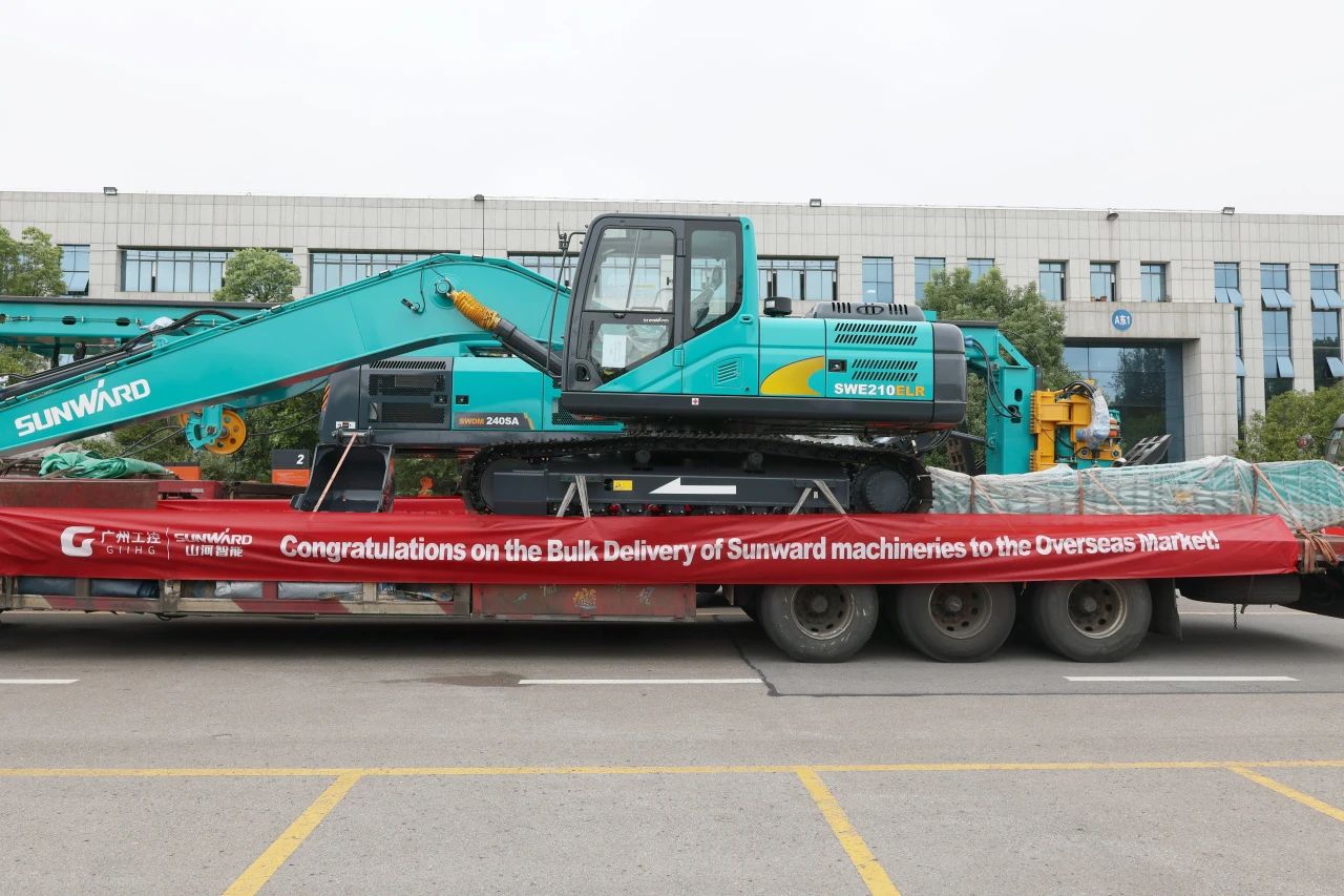 持续进军国际市场！米兰网址智能近百台设备集中发货